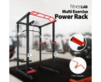 FitnessLab Power Rack Cage Multi-Function Adjustable Tower Gym Workout System 200kg Capacity