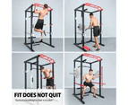 FitnessLab Power Rack Cage Multi-Function Adjustable Tower Gym Workout System 200kg Capacity