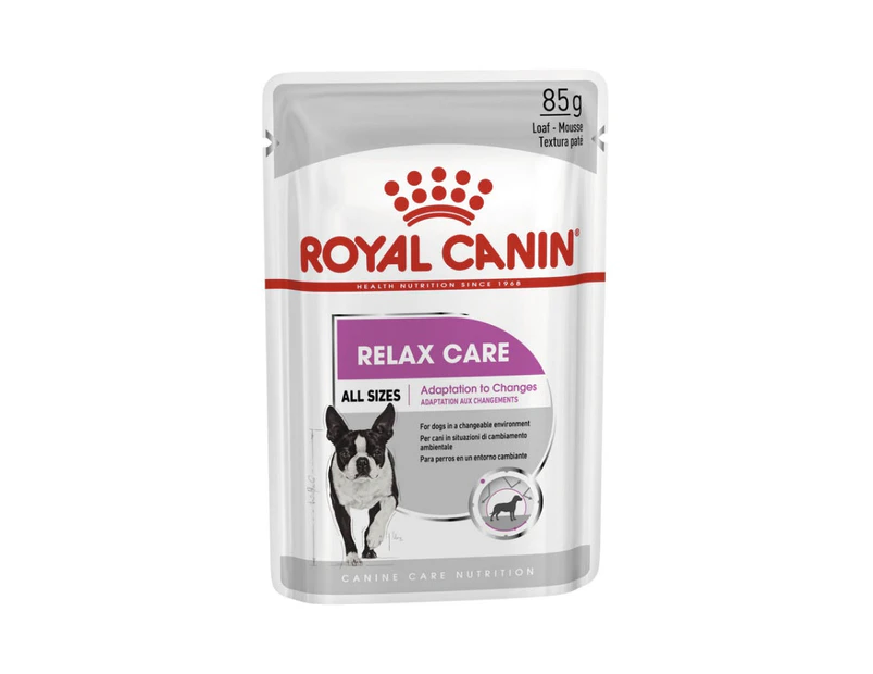 Royal Canin Relax Care Loaf Adult Wet Dog Food 12 x 85g