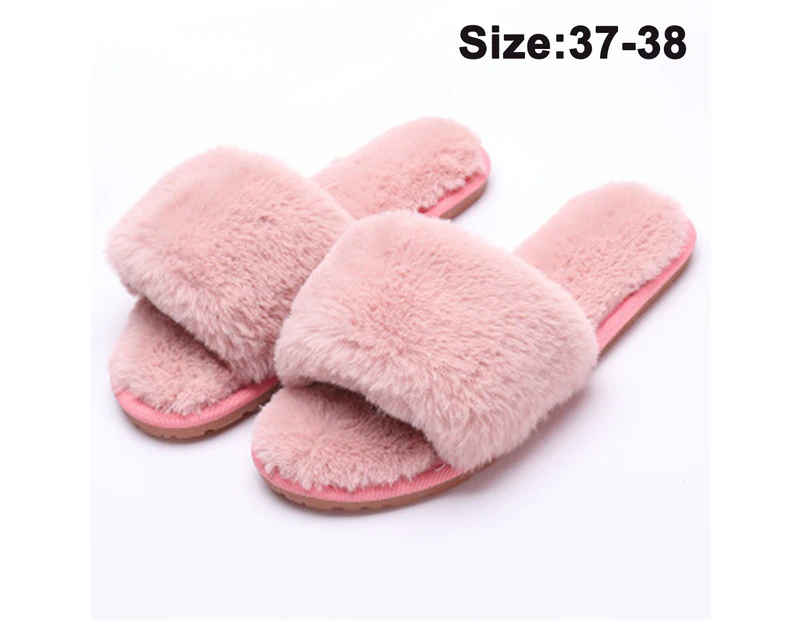 Dropship Furry House Slippers Winter For Women 2022 New Trend Soft Warm Fluffy  Slippers Women Flat Indoor Home Korean Casual Shoes to Sell Online at a  Lower Price | Doba