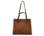 Large Capacity Plush Crossbody Shoulder Bag Women Tote Bag Pu Leather Handbag Day Clutches