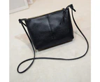 2 Pcs Women Pu Leather Messenger Bag Fashion Satchel  Bag Designer Shoulder Bag Handbag Crossbody Bag