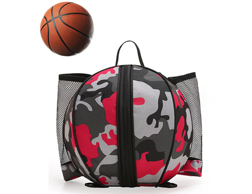 Basketball Bag Football Volleyball Softball Sports Ball Bag Holder Carrier+Adjustable Shoulder Strap Water Bottle