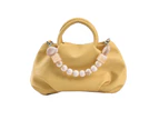 Pure color small fresh texture new handbag fashion fold cloud bag wild female designer summer shoulder messenger bag
