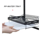 (2 tier, 16.0 Inches) - Kitchen Dish Rack Hanging Drying Plate Organiser Storage Shelf over the Sink,Junyuan 2 Tier Wall Mount Bowl Holder with Drain Tray