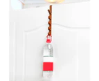 Mbg Multifunctional Door Hanger Hook Home Clothes Storage Holder Towel Hanging Rack-White - White