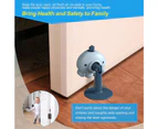 Door Stopper Self Adhesive, Silicone Door Stop Holder -Free with Durable Reusable House Door Stopper, No Need to Drill Collision Mute