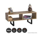 Brown Coffee Table With Dual Storage