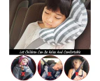 Car Seat Travel Pillow Neck Support Cushion Pad for Kids, Universal Safety Belt Sleeping Pillow for Children Adults