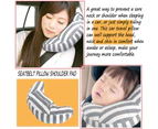 Car Seat Travel Pillow Neck Support Cushion Pad for Kids, Universal Safety Belt Sleeping Pillow for Children Adults