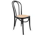 Lantana 7pc 210cm Dining Table 6 Black Arched Back Chair Set Live Edge Acacia