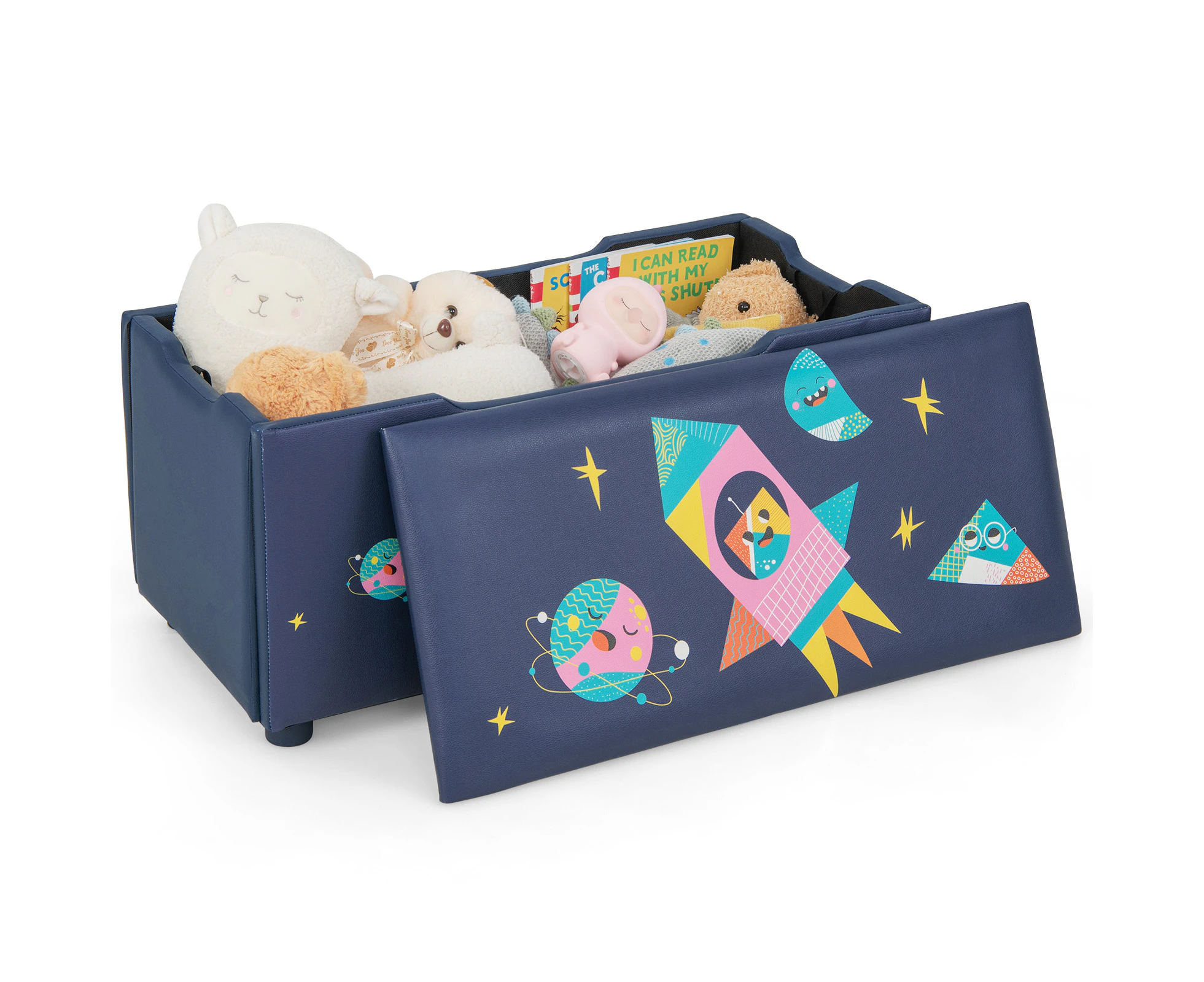 Upholstered toy hot sale chest