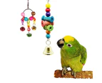 Vogelspielzeug, 10 Stück Papageienspielzeug Kauspielzeug Vögel Spielzeug Holz Sitzstangen Plattform