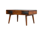 Curved Chestnut Coffee Table