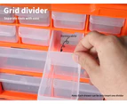 Traderight Tool Storage Cabinet Organiser Drawer Bins Workshop Chest 12 Drawers