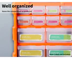 Traderight Tool Storage Cabinet Organiser Drawer Bins Workshop Chest 12 Drawers