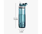 750ml Autospout Sports Leakproof Plastic Water Bottle