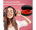 Protective Bag Pressure-resistant Dust-proof Wireless Headphone Storage Pouch with Carabiner for Beats-Solo-Black