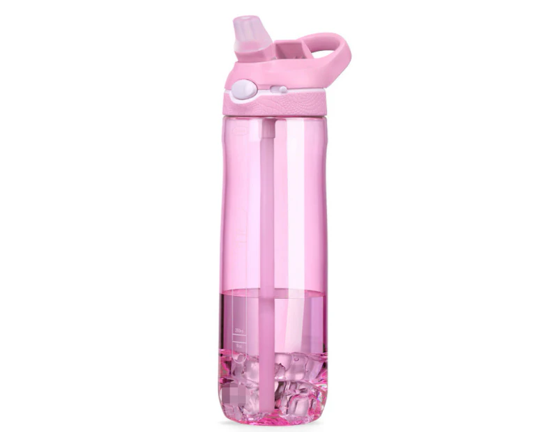 Fitness Sport Water Bottle Autospout Gym Straw cup 750ML