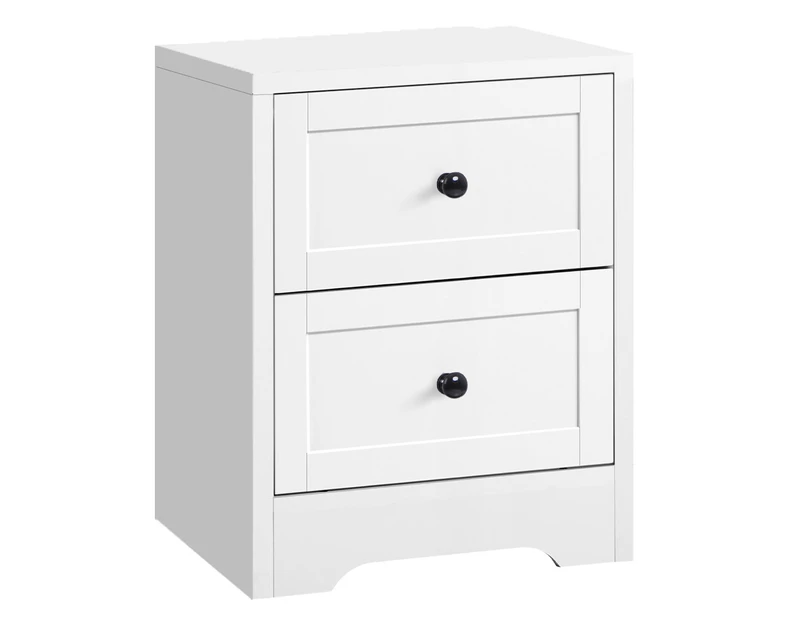 ALFORDSON Bedside Table Hamptons Cabinet White