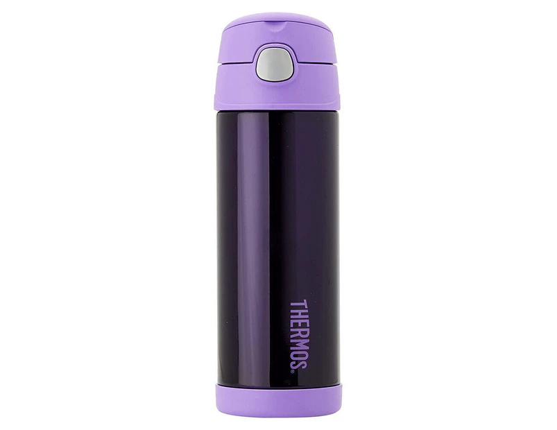 Thermos 470ml Funtainer Vacuum Insulated Drink Bottle Purple Stainless Steel