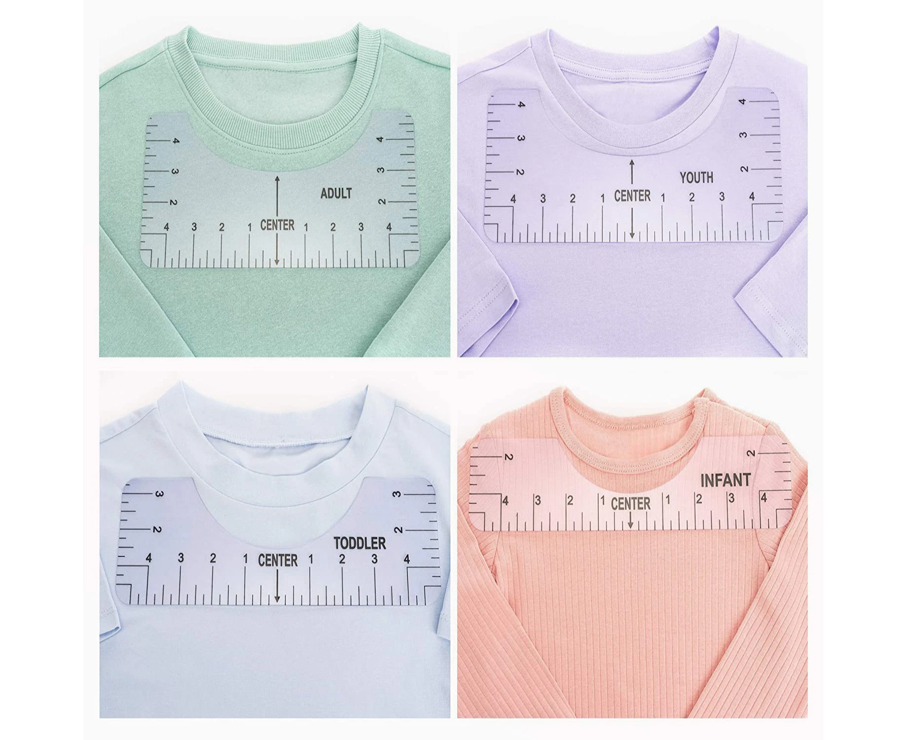 T-Shirt Ruler Guide for Perfect Vinyl & Sublimation Placement