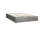 Oikiture Bed Frame King Size Gas Lift Bed Base With Storage