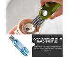 3-in-1 Tiny Bottle Cup Lid Detail Brush Straw Cleaner Multi-Functional Bottle Brush