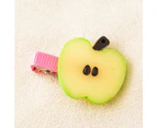 10PCS Korean New Fruit Hair Clip Kids Headband Acrylic Sweet Hair Accessories Boutique Flower Barrettes Girl Gift