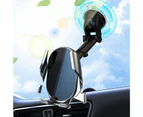 Dandelion Car Phone Holder Universal 360 Degree Rotation Mirror Gravity Car Air Outlet Navigation Mobile Phone Bracket for Driving-Silver B