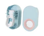 Toothpaste Dispenser, Toothpaste Squeezer Automatic Hands Free Wall Mounted for Washroom Shower Bathroom - Sky Blue