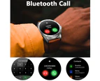 454*454 1.39 AMOLED Screen Smart Watch Men Always Display The Time Bluetooth Call Local Music Weather Forecast Health Smartwatch - silver mesh