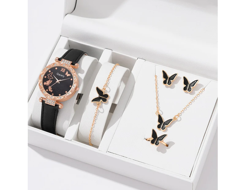 Ellen Tracy CrystalAccented Watch, Necklace and Earring ... - YouTube
