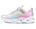 Skechers Girls' S-Lights: Twisty Brights Mystical Bliss Light-Up Sneakers - Silver/Multi