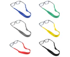 Practical Eyeglasses Strap Sunglasses Sports Band Cord Glasses Lanyard Holder - Yellow