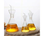 Borosilicate Glass Household Olive Oil Glass Dispenser To Control Cooking Vegetable Oil and Vinegar-125ml