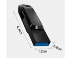 USB 3.1 Flash Drive with OTG Function and Type-C Port High Speed Pen Drive Thumb Drive for Android Smartphones Tablets MacBook