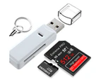 USB 3.0 Card Reader, High Speed SD / Micro SD Card Reader - Supports SD / Micro SD / TF / SDHC / SDXC / MMC - Compatible with Windows / Mac / OS Etc