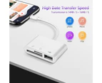 USB-C to SD Card Reader,Type C Micro SD TF Card Reader,3 in 1 USB-C