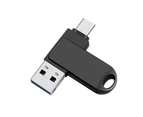 USB C Flash Drive 64GB Type C USB 3.0 USB Drive with Keychain 2 In 1 OTG Thumb Drive