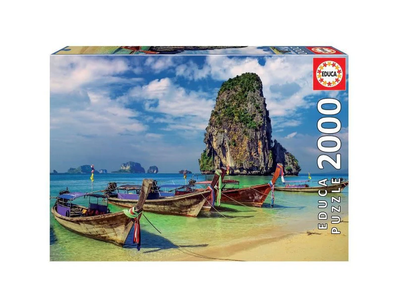 EDUCA 18007 Krabi, Thailand Puzzle, 2000 Pieces, Multicoloured, Piezas - Catch