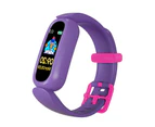 WIWU T16 Vigor Fitness Tracker for Kids Ages 5-15 IP68 Waterproof 9 Sport Modes Heart Rate Sleep Monitor Watch-Purple