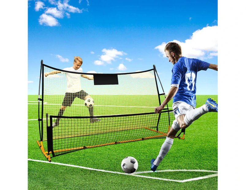 Centra Soccer Rebounder Net Portable Volley Training Outdoor Football Pass Goal