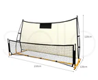 Centra Soccer Rebounder Net Portable Volley Training Outdoor Football Pass Goal