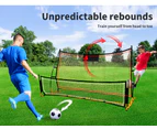 Centra Soccer Rebounder Net Portable Volley Training Outdoor Football Pass Goal