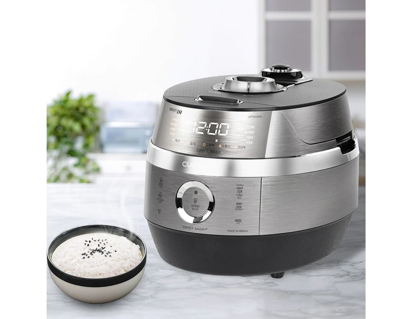 Cuckoo Rice Cooker IH 10 Cup TWIN Pressure CRP-JHT1010F Multi-functional Silver
