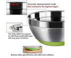 Stainless Steel Mixing Bowls (set Of 5) Silicone Bottom Nesting Storage Salad Bowls Meal Mixing