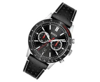 Hugo Boss Black Leather Chronograph Men's Watch - 1513920