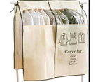 1 piece cover for clothes dust bag beige approx. 90 x 110 cm