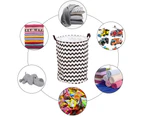 Collapsible Round Storage Bin Large Storage Basket Clothes Laundry Hamper Toy Storage Bin